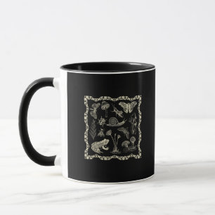 Mug Esthétique Cottagecore Grenouille Et Champignon Go