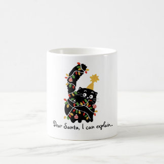 Mug Esthétique de Noël Santa Chat Mignon Drôle