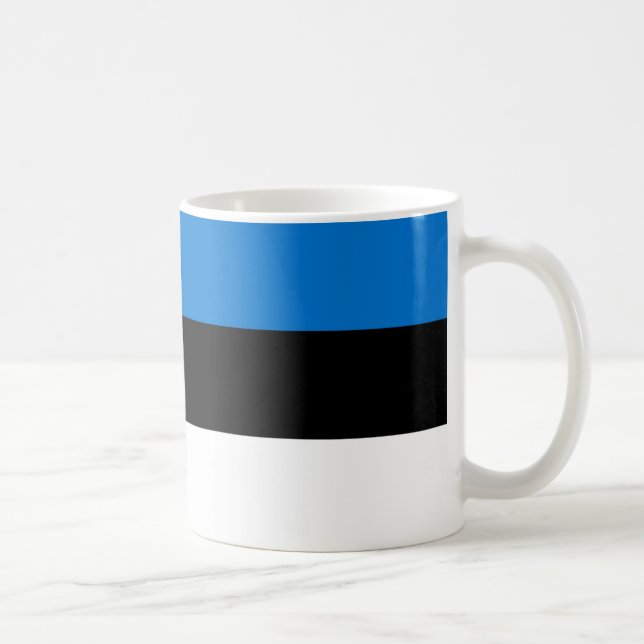 Mug Estonie Drapeau en céramique Musique (Droite)