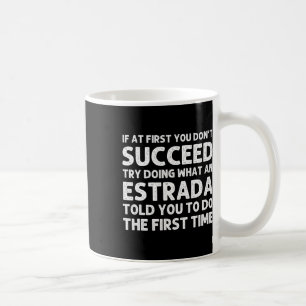 Mug Estrada Funny Nom de famille Arbre de famille Anni