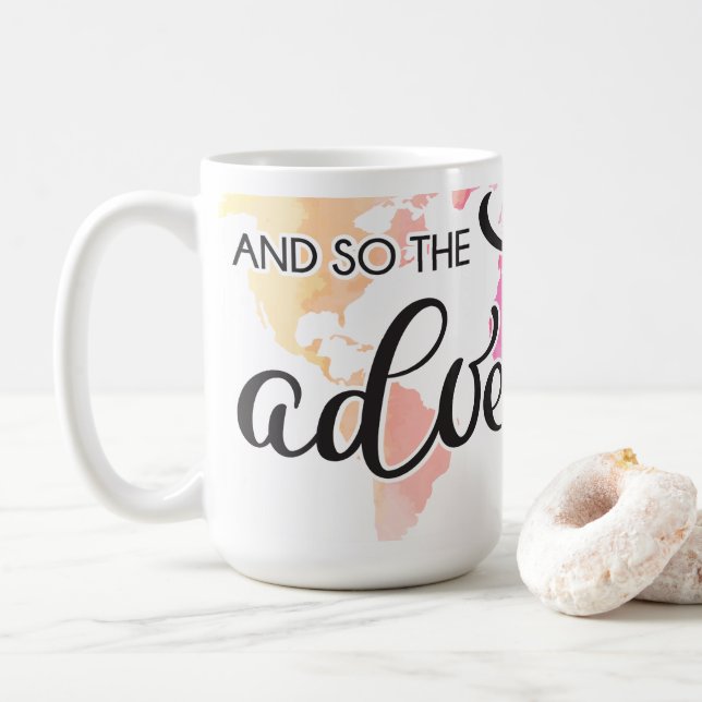 Mug Et donc l'aventure commence (Avec donut)