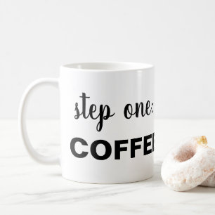 Mug Étape 1 CAFÉ
