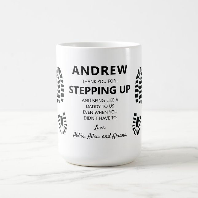 Mug Étape Papa Merci (Centre)