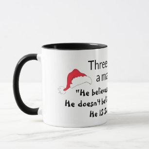 Mug Étapes d'une vie Mans citent la typographie noire 