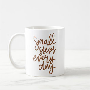 Mug Étapes simples élégantes petites chaque jour manus
