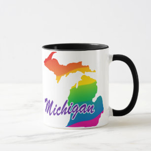 Mug État d'arc-en-ciel du Michigan