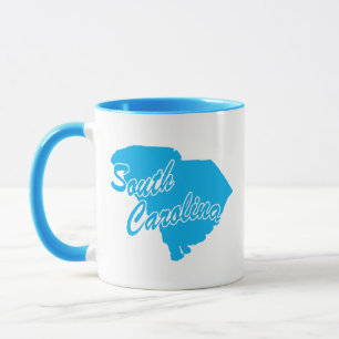 Mug État De La Mousse De Forme De Caroline Du Sud