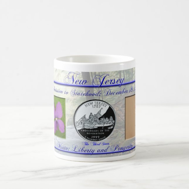 Mug État de New Jersey commémoratif (Centre)