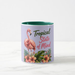 Mug État d'esprit tropical Été vibes plage