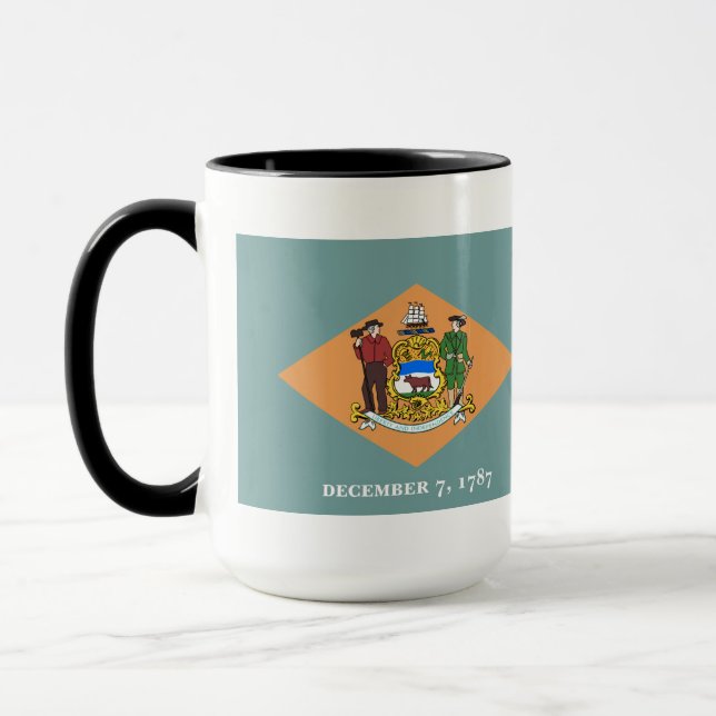 Mug État du drapeau du Delaware (Gauche)