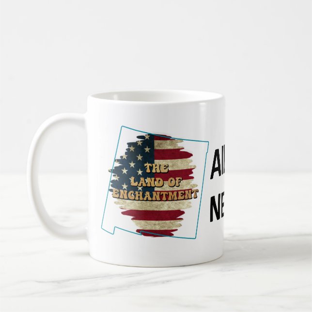 Mug État Nouveau Mexique personnalisé (Gauche)