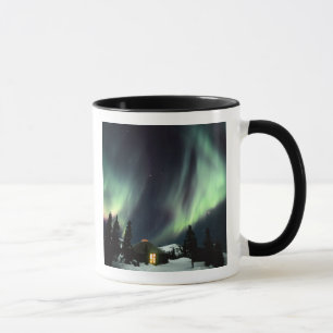 Mug États-Unis, Alaska, Chena Hot Springs. Aurore boré