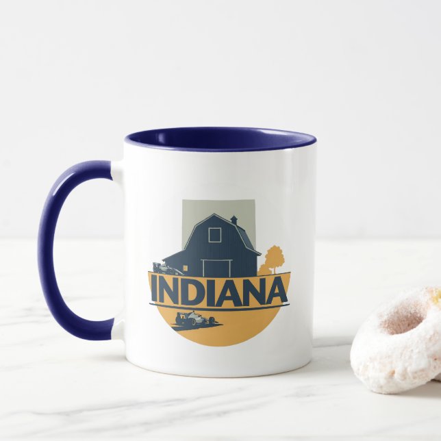 Mug États-Unis d'Amérique (Avec donut)