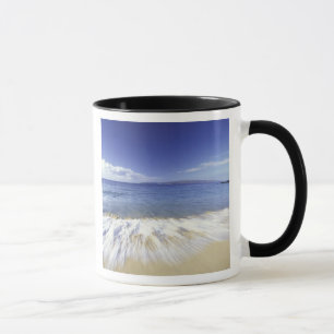 Mug États-Unis, Hawaï, Maui, Vagues arrivant à Makena