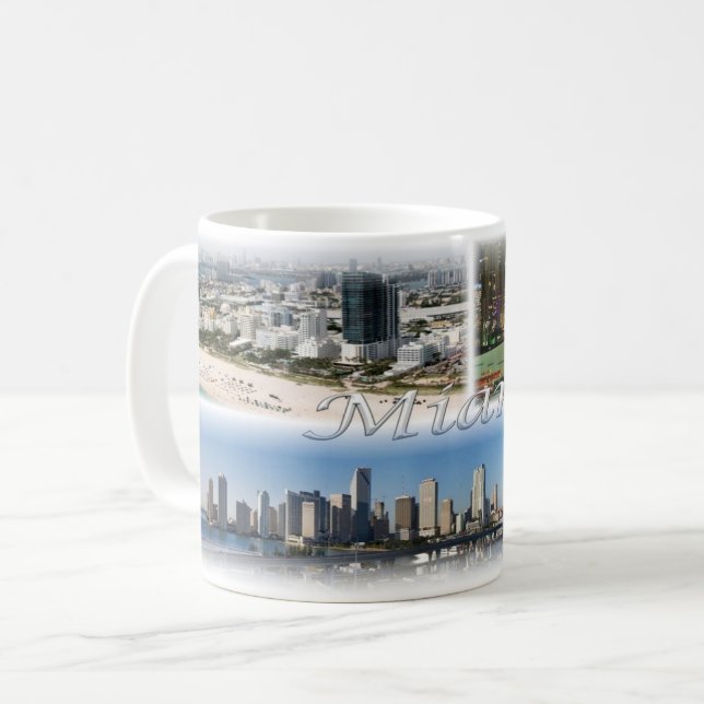 Mug États-Unis - Miami - Floride - (Devant gauche)