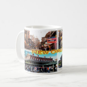 Mug États-Unis - Nouvelle-Orléans - Bourbon Street -
