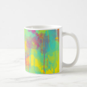 Mug Été abstrait Colorful fun Aquarelle éclaboussures
