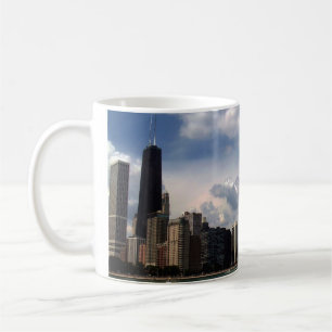 Mug Été du lac Michigan d'horizon de Chicago