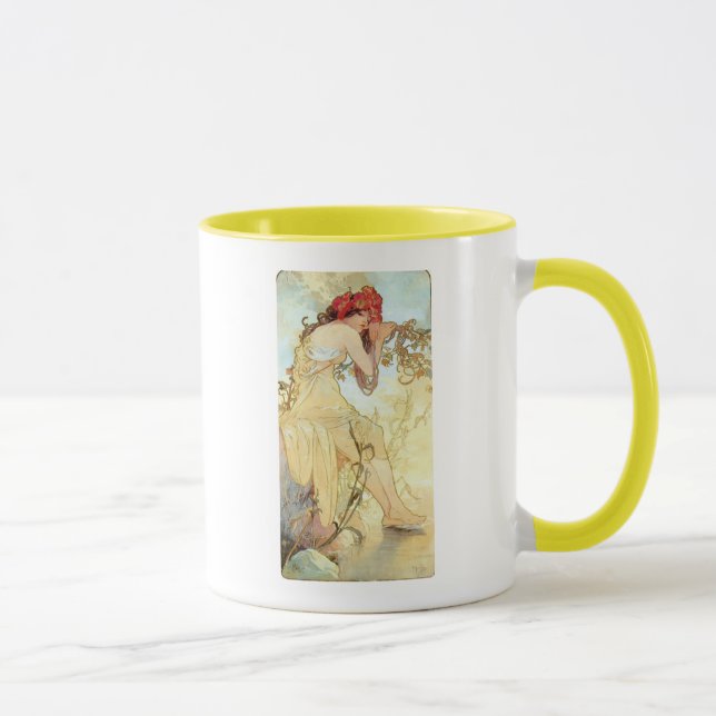 Mug Été par Mucha (Droite)