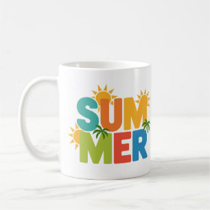 Mug ÉTÉ Split Pop - Vibes tropicales colorées