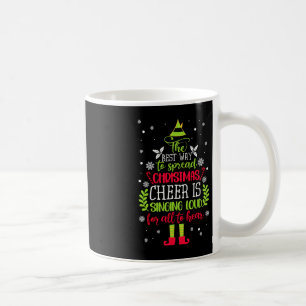 Mug Étendre La Soirée De Noël Chante Loud Noël Elf P