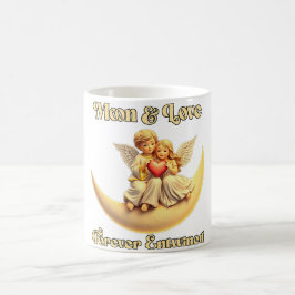 Mug Eternal Love on a Crescent Moon