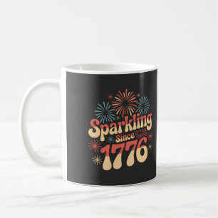Mug Étincelant depuis 1776 4 juillet Patriotique