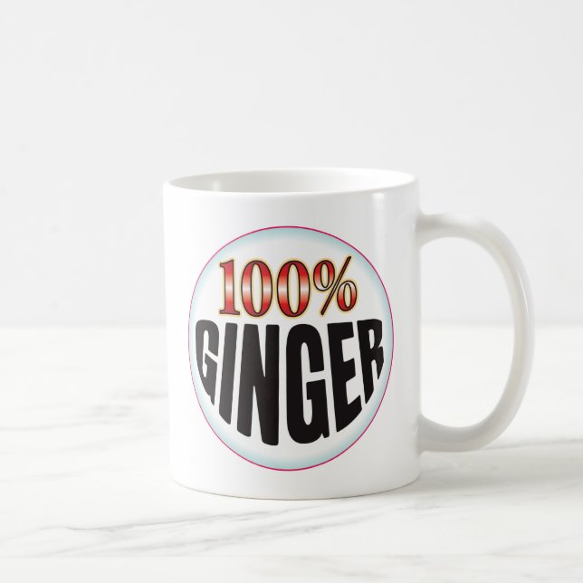 Mug Étiquette de gingembre (Droite)