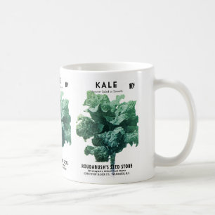 Mug Étiquette de paquet de graine de chou frisé