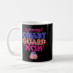 Mug Étiquettes de chien de maman militaire fière homme