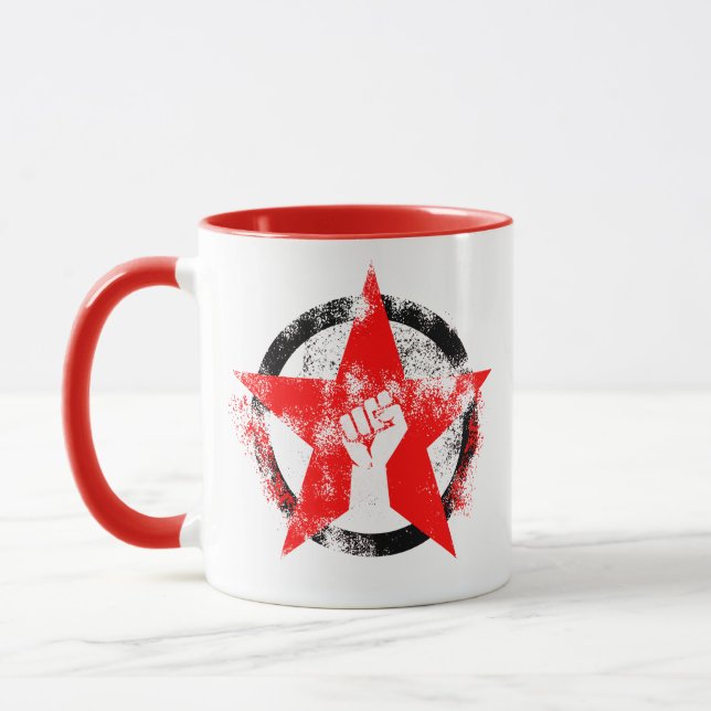 Mug Étoile anti-fasciste (Gauche)