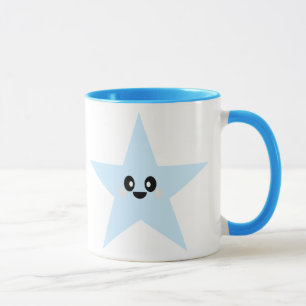 MUG ÉTOILE BLEUE KAWAII