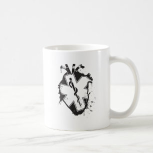 Mug étoile de coeur anatomique de la vie