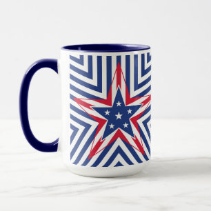 Mug Étoile de la Liberté (Rayure)