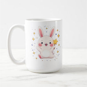 Mug Étoile de Lapin Adorable Tasse Café Animal Kaw