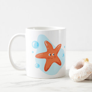 Mug Étoile de mer. Monde sous-marin. ​