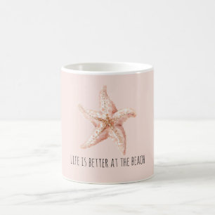 Mug Étoile De Mer Pêche Mieux À La Plage