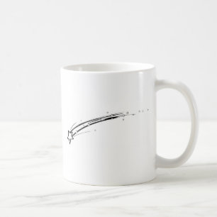 Mug Étoile de tir noire et blanche