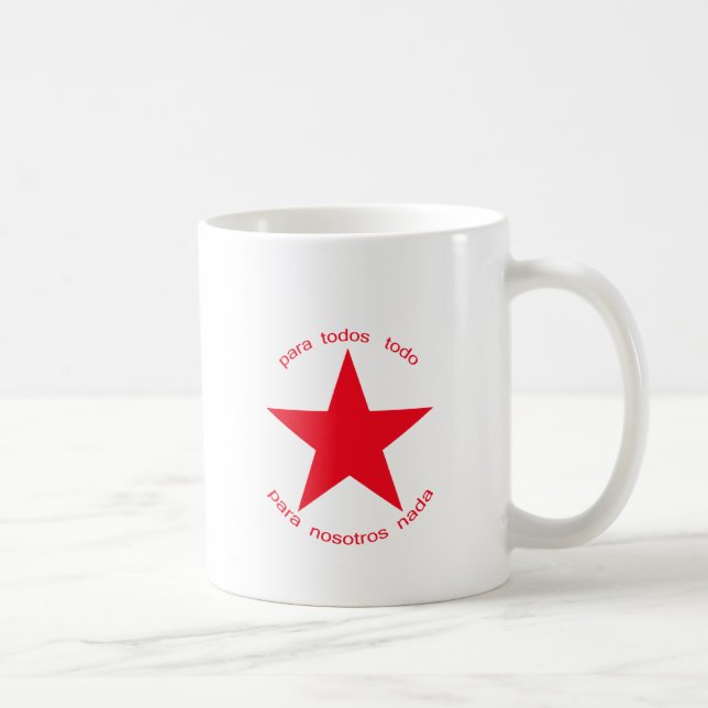 Mug Étoile rouge Zapatista (Droite)
