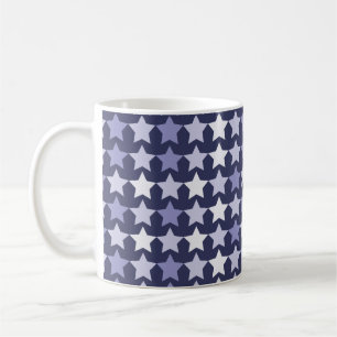 Mug Étoiles bleues de la marine patriotique