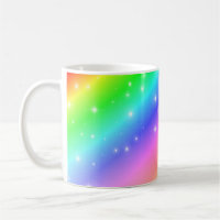 Étoiles colorées arc-en-ciel