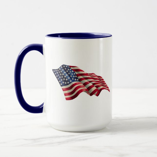 Mug Étoiles et Bandes (Gauche)