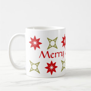 Mug Étoiles géométriques de Noël