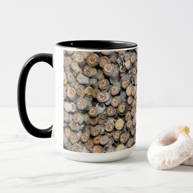 Mug Etoiles le long du Rio Grande Cotton Wood Trees (Avec donut)