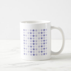 Mug Étoiles Patriotique Blue Ombre