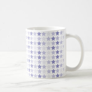 Mug Étoiles Patriotique Blue Ombre