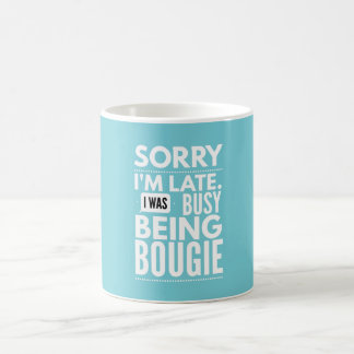 Mug Être en retard bougie