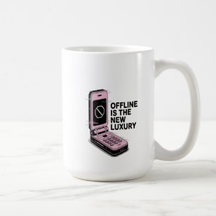 Mug Être hors ligne est le nouveau luxe