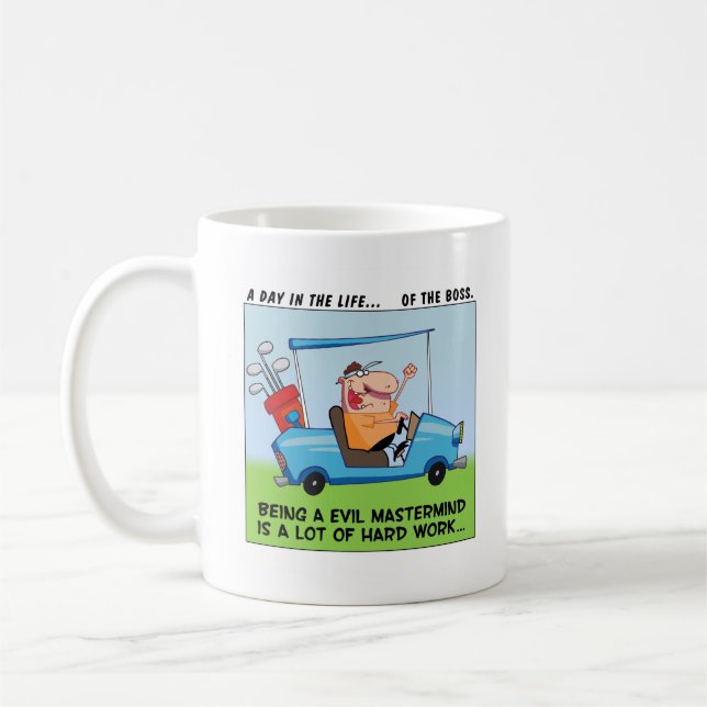 Mug Être le patron est dur labeur (Gauche)