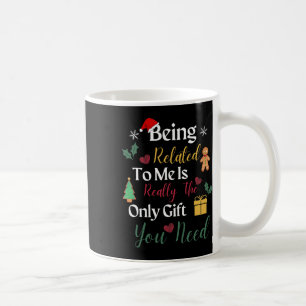 Mug Etre Lié À Moi Drôle Noël Famille Xmas Pa